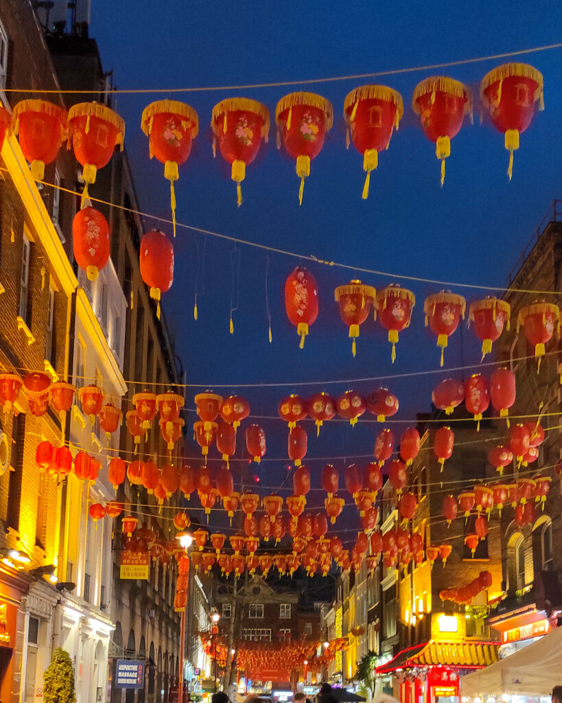 Lampion du nouvel an chinois à China Town