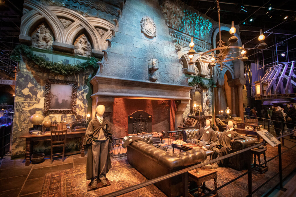 les décors du salon serpentar utilisé pour le film Harry Potter